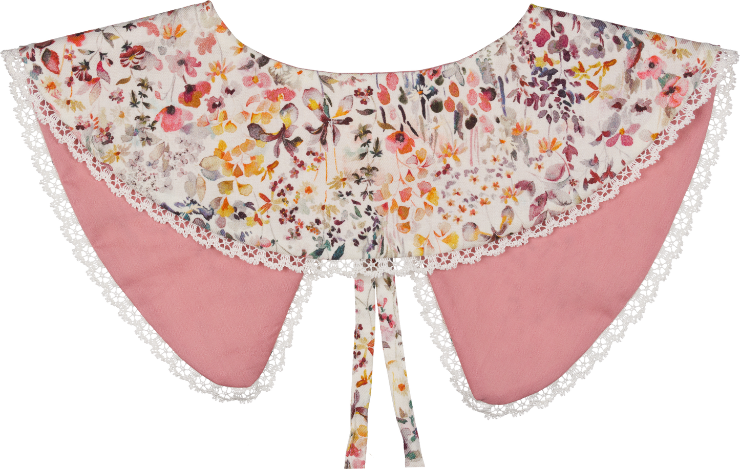 Kit couture col Claudine Jade – Col amovible rétro chic en Liberty Com'1 Idée