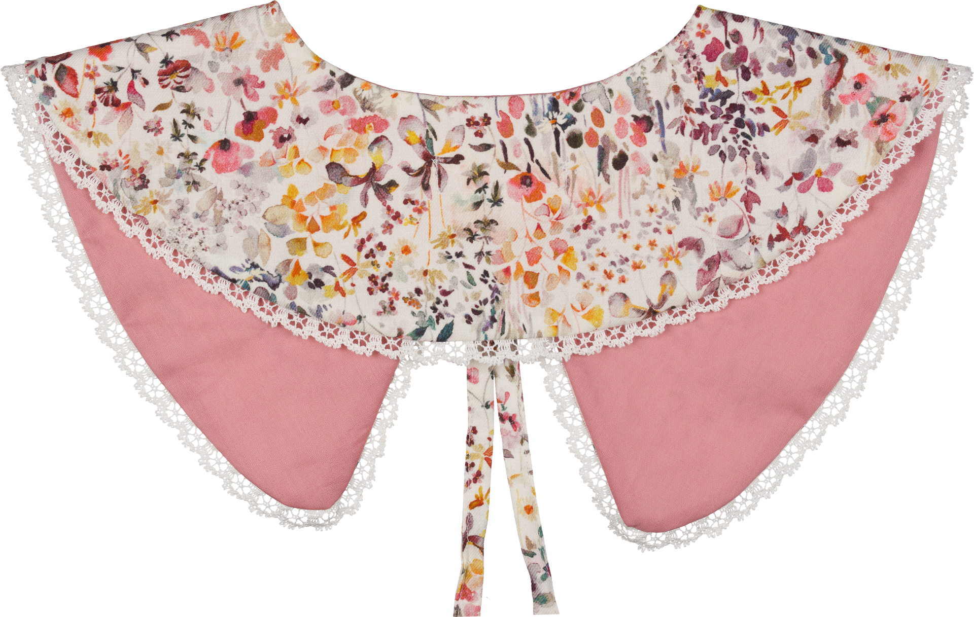 Kit couture col Claudine Jade – Col amovible rétro chic en Liberty Com'1 Idée