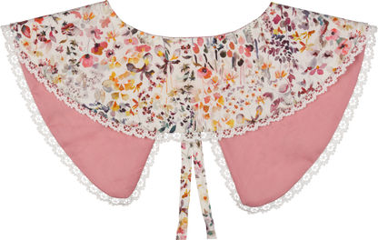 Kit couture col Claudine Jade – Col amovible rétro chic en Liberty Com'1 Idée