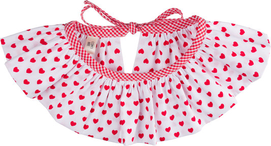 Kit couture col Pierrot enfant Anna – Col fantaisie & barrette assortie Com'1 Idée