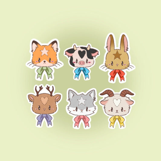 Mystery Sticker Série 2 – Sticker Kawaii Animaux Mystère à Collectionner Liviaa.studio