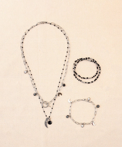 Kit DIY Parure Argentée Inoxydable – Graine Creative | 4 Bijoux Tendance GRAINE CREATIVE