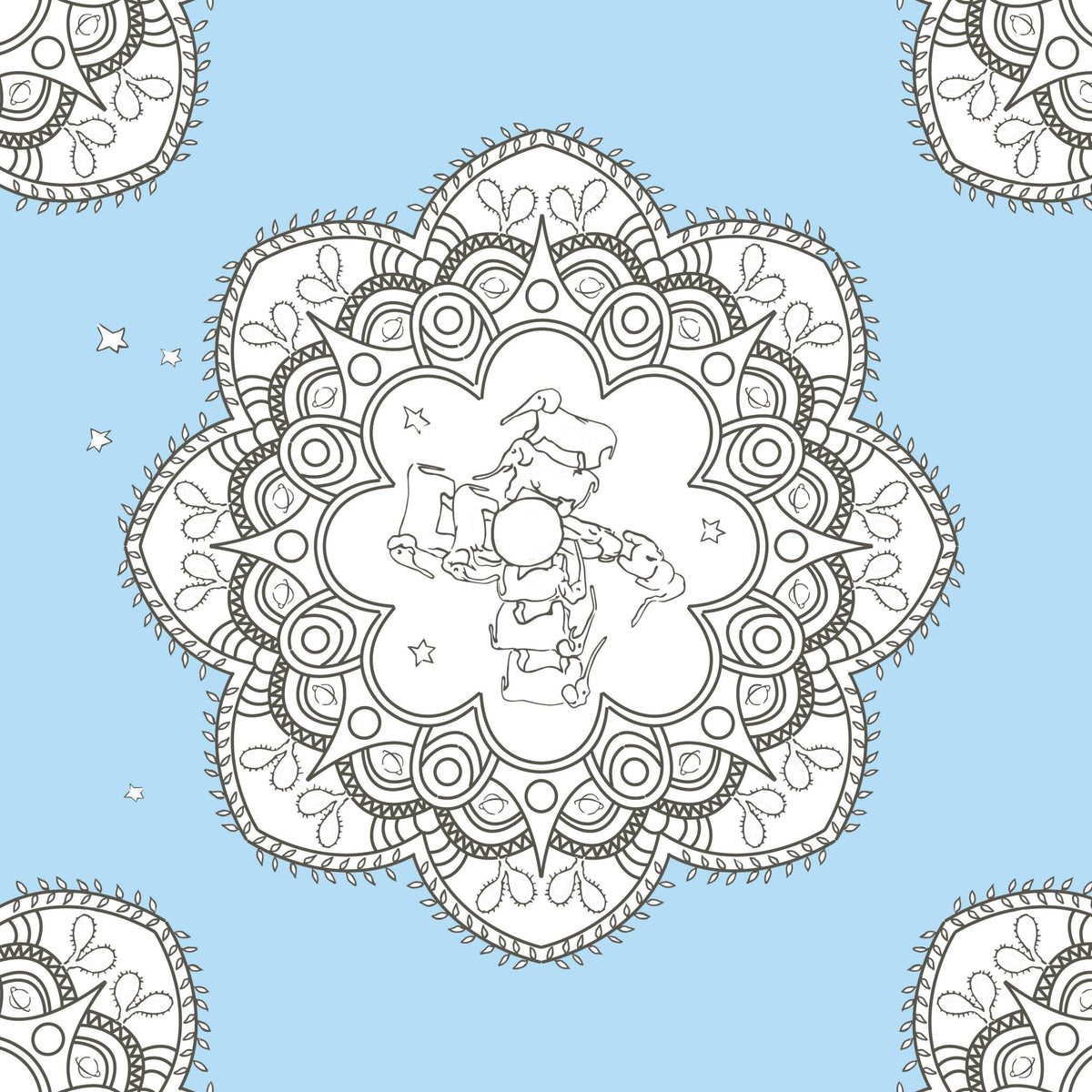 Livre de mandalas du Petit Prince pour activité créative et détente