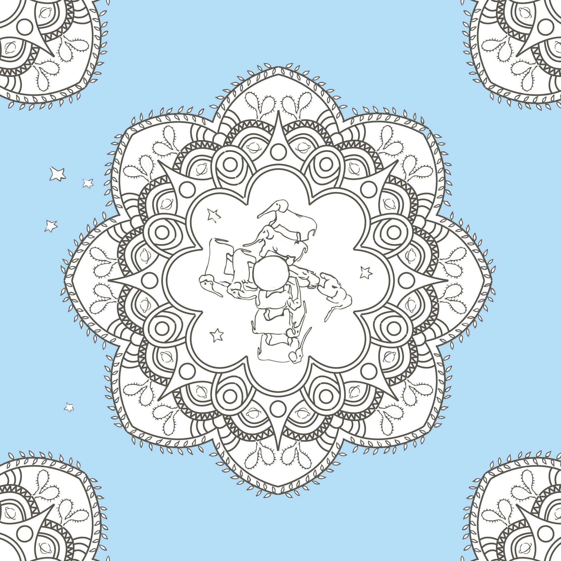 Livre de mandalas du Petit Prince pour activité créative et détente