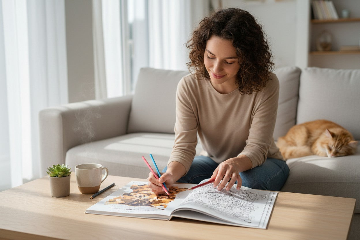 Coloriage Mystère Félins Très Câlins – Livre Art-Thérapie Adulte Marabout Editions Marabout