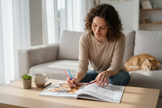Coloriage Mystère Félins Très Câlins – Livre Art-Thérapie Adulte Marabout Editions Marabout