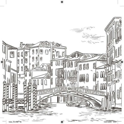 Dolce Vita – Livre de coloriage voyage Italie créatif Editions Marabout