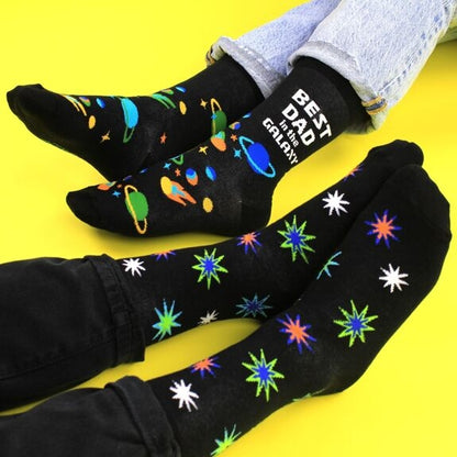 Coffret Chaussettes PAPA – 2 Paires Assorties | Cockney Spaniel | Taille 39-46 Cockney Spaniel