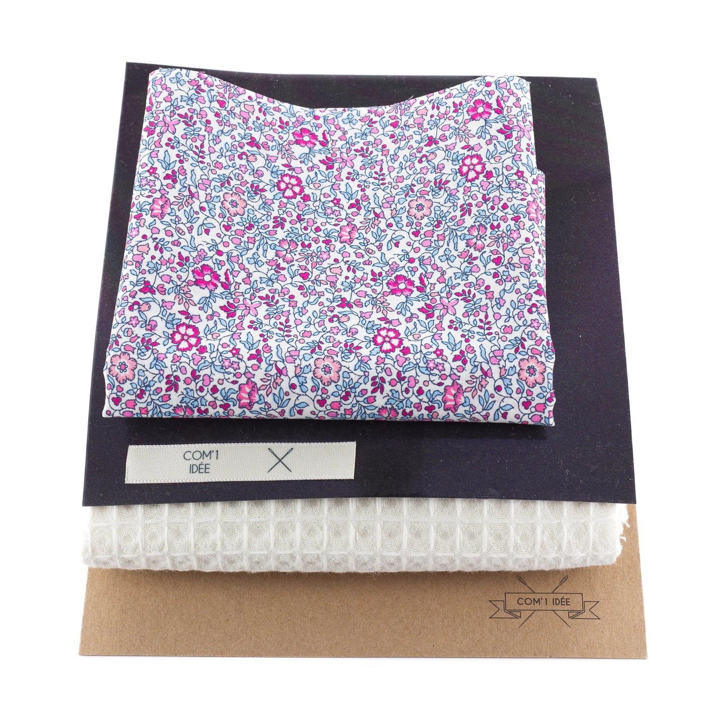Kit Couture DIY Tote Bag Enfant “Chat” – Sac Liberty Personnalisé à Coudre Com'1 Idée