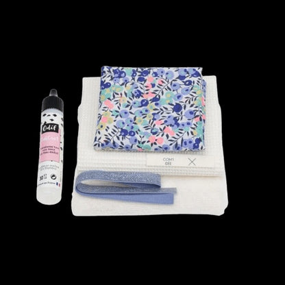 Kit Couture Set Voyage “Marilyn” – Étui Brosse à Dents & Lingettes Lavables Liberty DIY Com'1 Idée