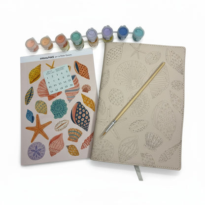 Notebook à Peindre – Coquillage 🐚 | Carnet créatif à personnaliser | La Petite Épicerie LA PETITE EPICERIE