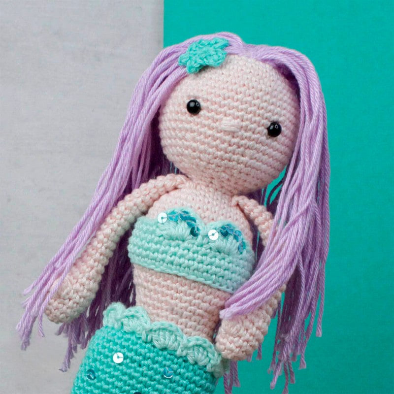 Kit DIY Crochet – Milou la Sirène (Hardicraft®) | Amigurumi complet multilingue Hardicraft