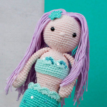 Kit DIY Crochet – Milou la Sirène (Hardicraft®) | Amigurumi complet multilingue Hardicraft