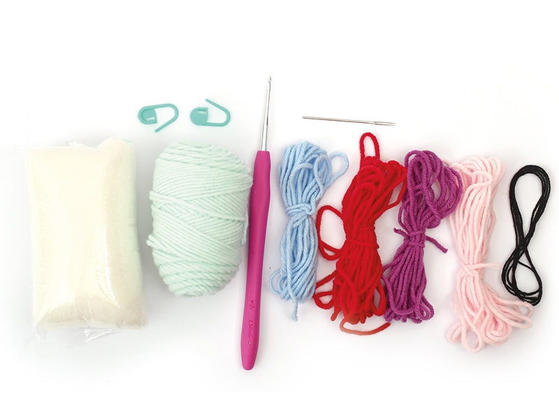 Kit Minigurumi Kazuo le Lion 10 cm – Kit Crochet Kawaii Graine Créative GRAINE CREATIVE