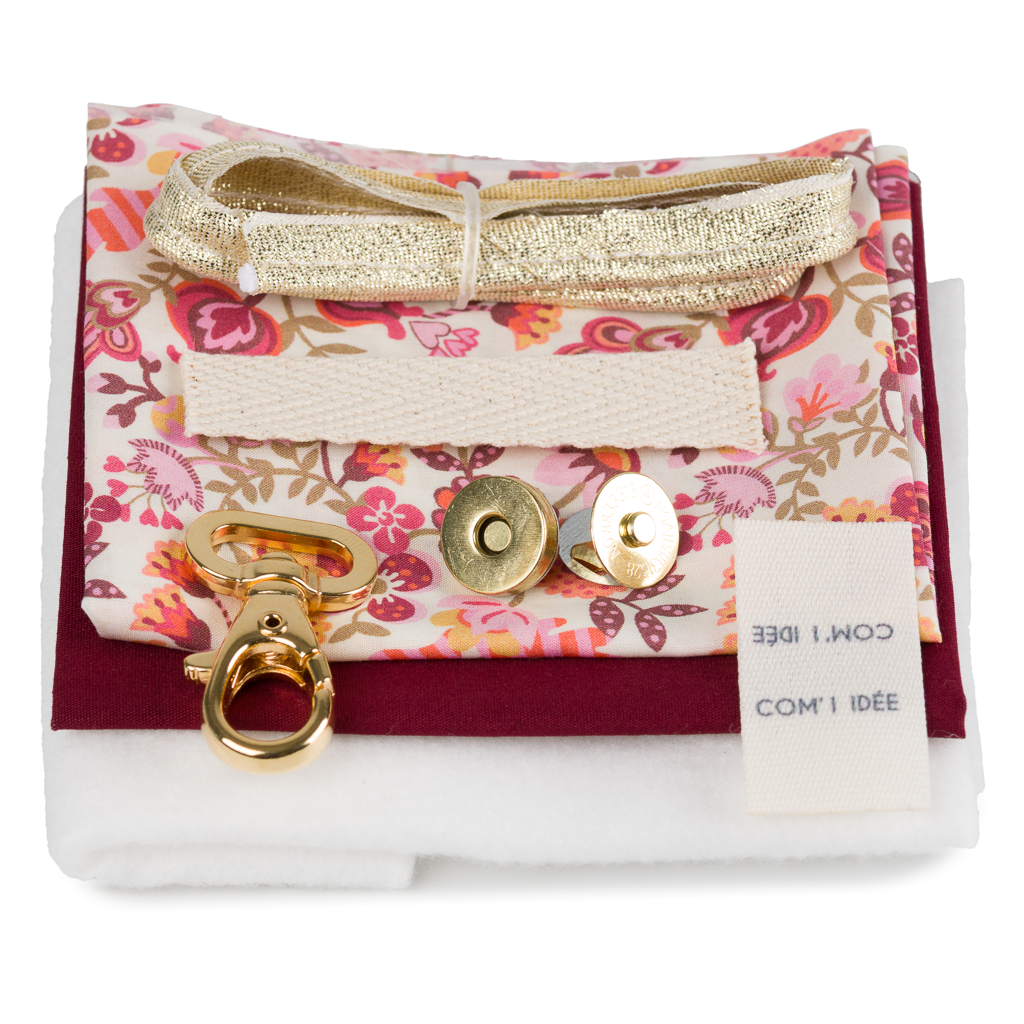 Kit couture étui pour écouteurs Lola en tissu Liberty Fabrics Com'1 Idée