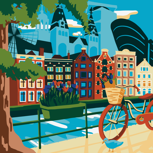 Peinture à Numéros "Amsterdam" par Joy