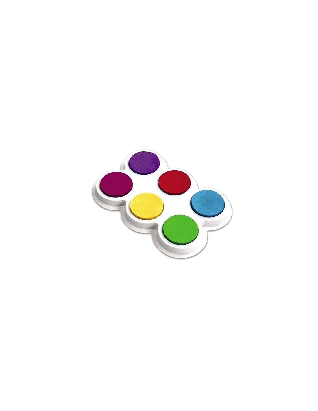 Pack 6 encreurs à doigt lavables – Activité sensorielle enfant 3 ans+ – CréaLign Créa lign