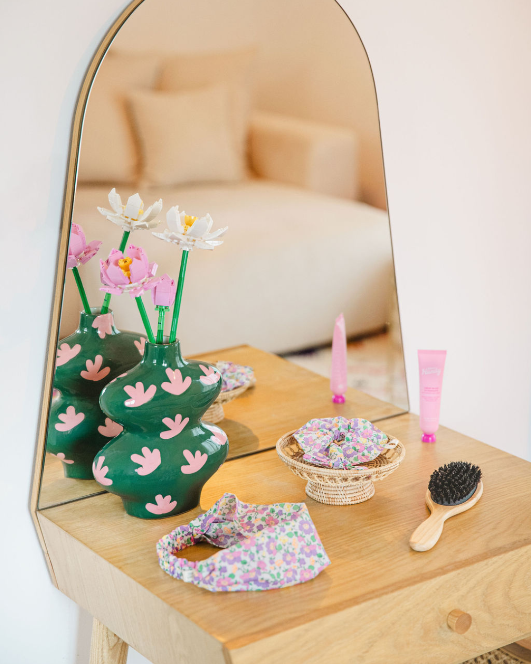 Kit couture bandeau, barrette & chouchou Anna-Rose – Accessoires Liberty fille 3-7 ans Com'1 Idée