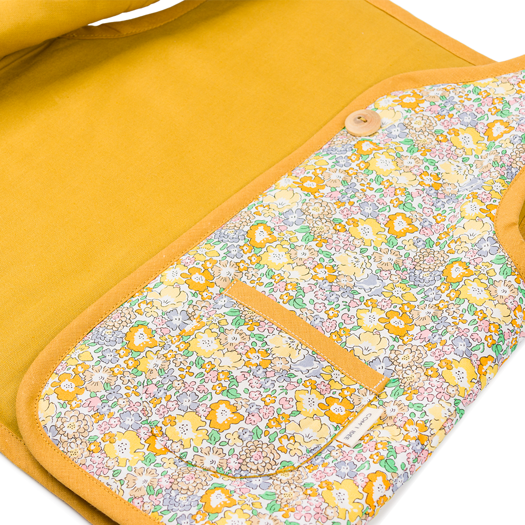 Kit couture gilet berger fille Apolline – Gilet sans manches Liberty enfan Com'1 Idée