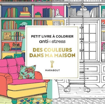 Livre Des couleurs dans ma maison coloriage décoration couverture