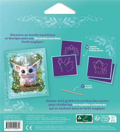 Créatures magiques révélées sur les cartes à gratter PRECIOSA