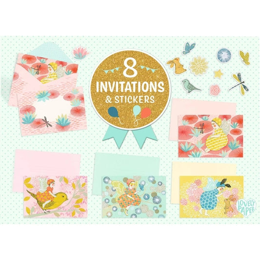 Invitations Fées d’un Jour à Personnaliser – Set Anniversaire Enfant Djeco