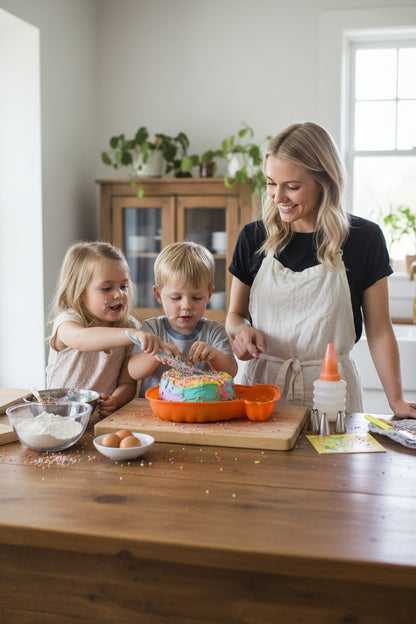 Kit gâteau lama enfant – Moule silicone + décoration pâtisserie 5 ans+ BoxCanDIY