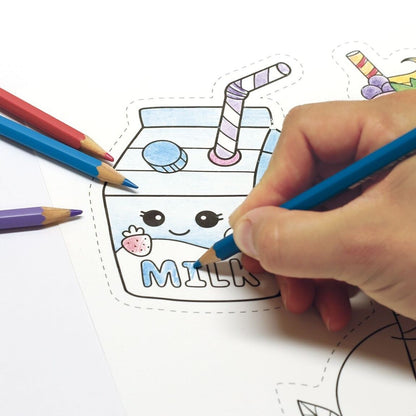 Kit Plastique Dingue Magnets Kawaï – 7 Aimants DIY à Colorier GRAINE CREATIVE