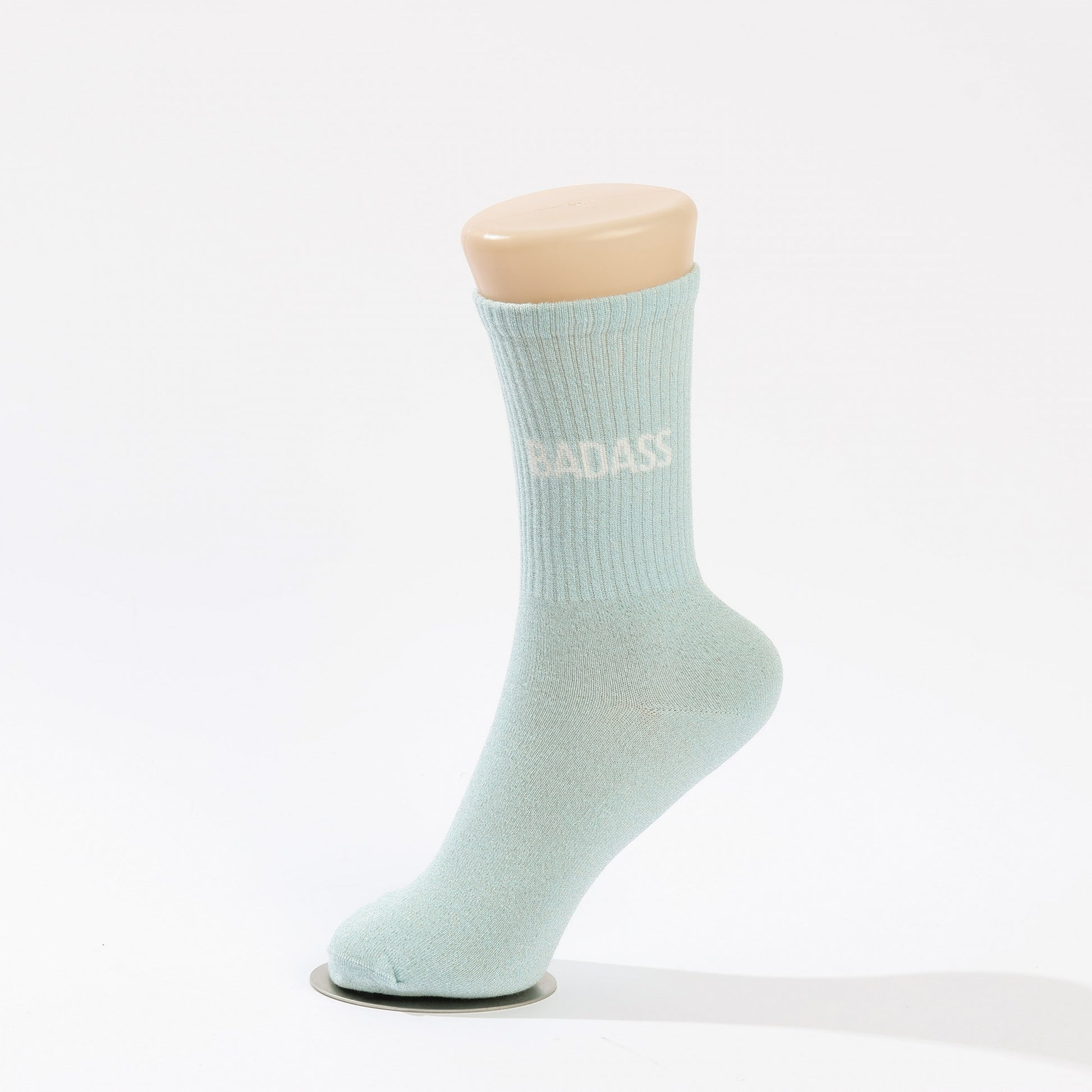 Chaussettes BADASS à Paillettes – Message Puissant & Tendance (36-42) JOY!