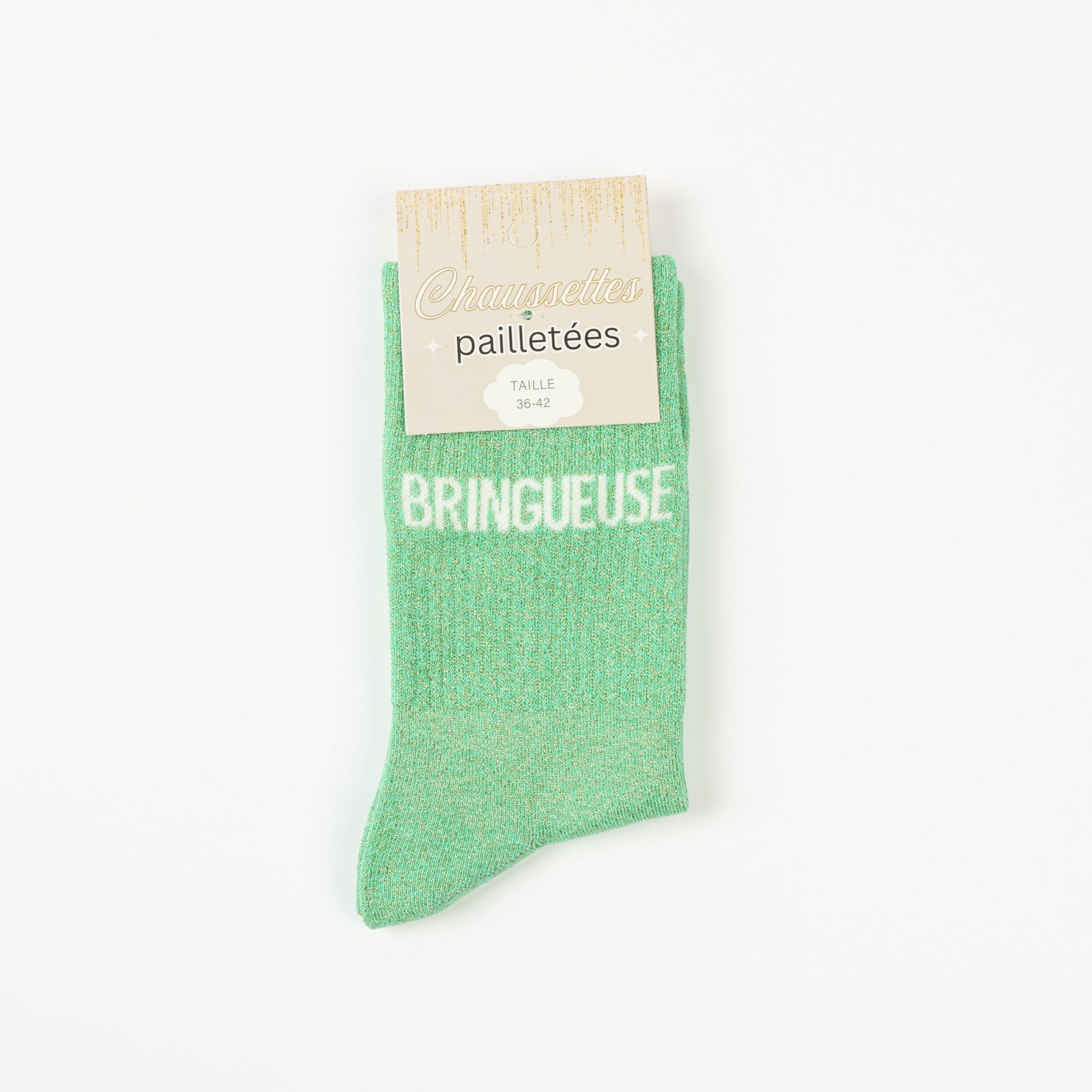 detail message bringueuse chaussettes fantaisie femme