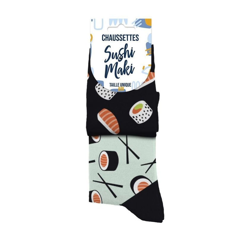 Chaussettes Humoristiques Sushi / Maki – Plats & Boissons Mythiques JOY!