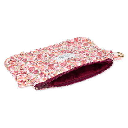 Kit pochette froufrou Dolorès – Kit couture DIY Liberty Fabri Com'1 Idée