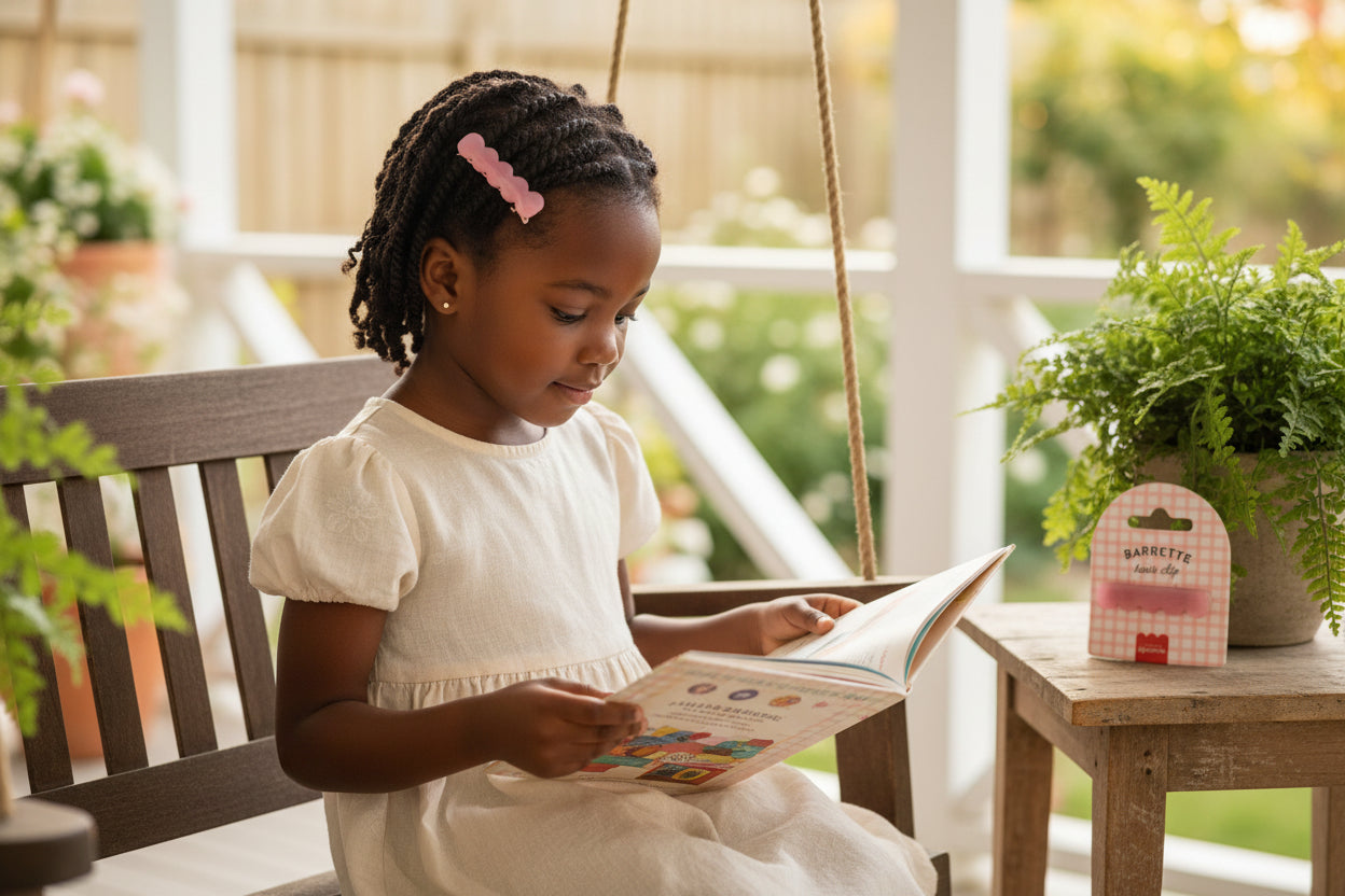 Barrette Feston Pivoine – Élégance florale et éclat intense LA PETITE EPICERIE