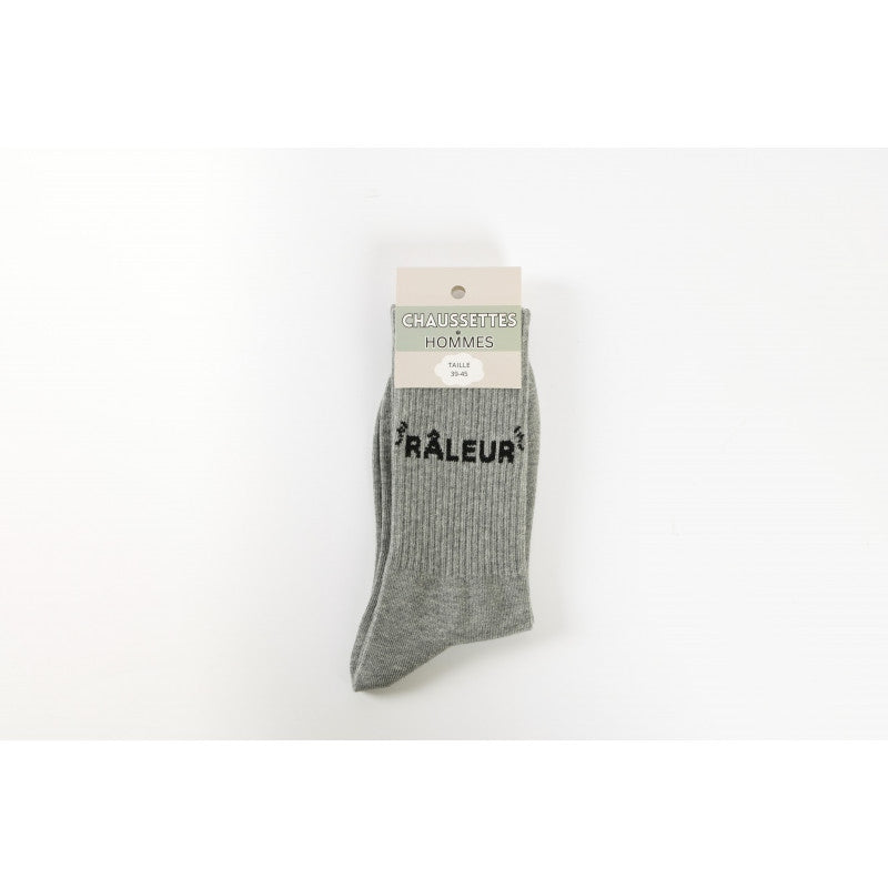 Chaussettes à message RÂLEUR – Idée cadeau drôle | 39/45 JOY!