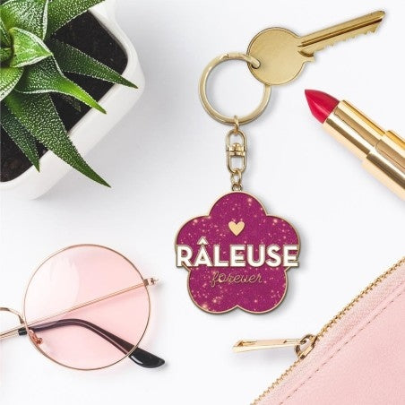 Porte-clés métallique Râleuse – Accessoire cadeau drôle et original | Joy Cadeaux JOY!