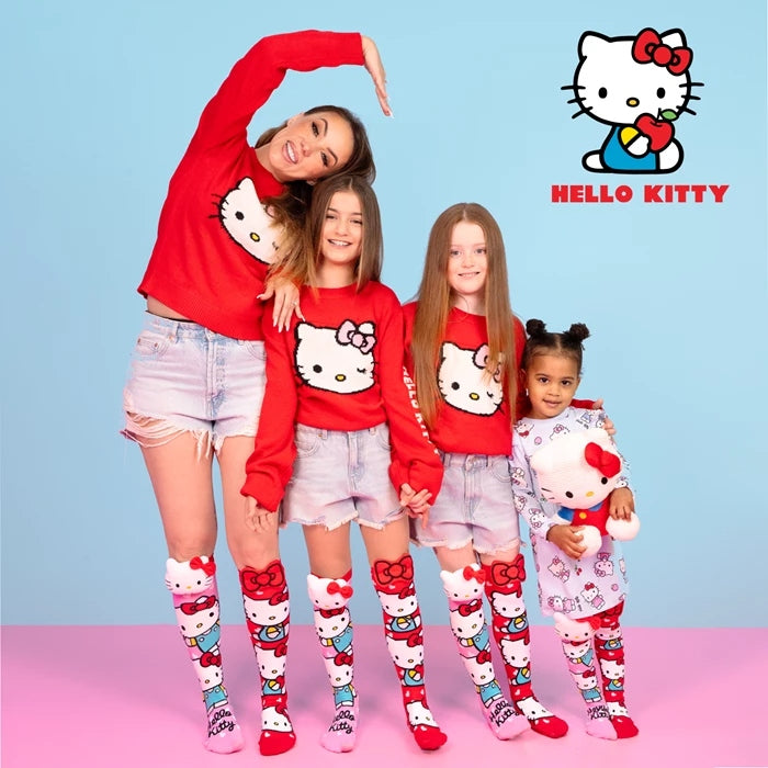 MADMIA – Chaussettes Hello Kitty 3D – Mi-bas dépareillés kawaii MADMIA