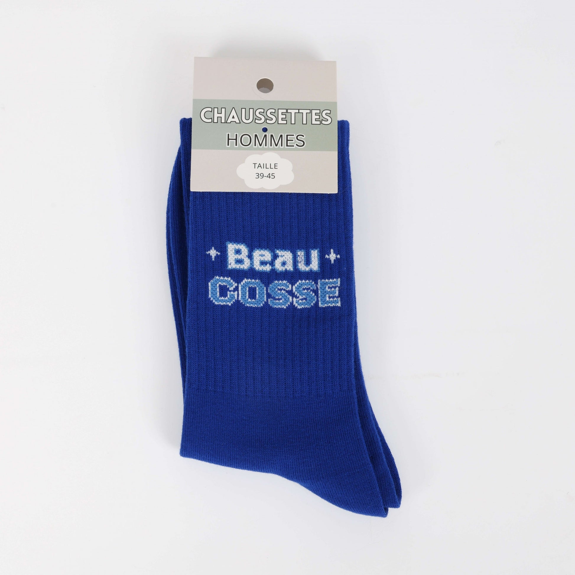 Chaussettes Homme “BEAU GOSSE” – Message Fun (39-45) JOY!