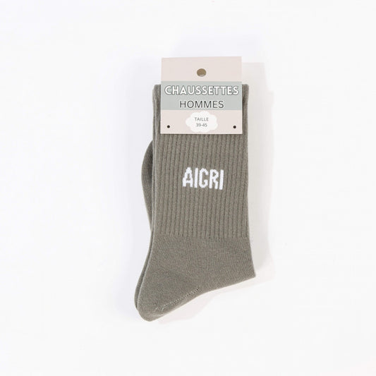 détail composition coton nylon élasthanne chaussettes homme extensibles