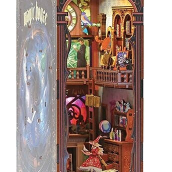 Maquette 3D Bois Magic House – Bibliothèque Magique Lumineuse DIY Graine Créative GRAINE CREATIVE