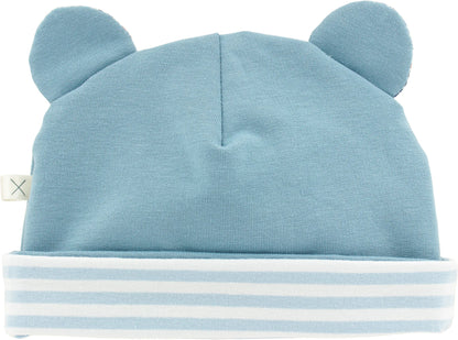 Kit Couture Naissance “Marin” – Bonnet & Chaussons Bébé Liberty DIY Com'1 Idée