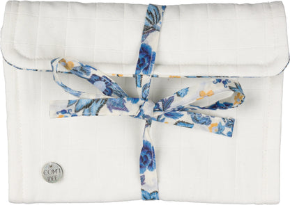 Kit Couture Pochette Beauté “Paulette” – Liberty & Matelassé Coton DIY Com'1 Idée