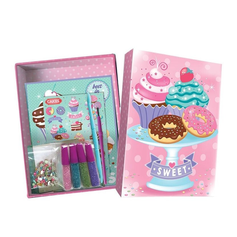 Coffret Paillettes & Feuilles Sweet Treats BOX CANDIY® – Kit Créatif Gourmand Enfant dès 6 ans BoxCanDIY
