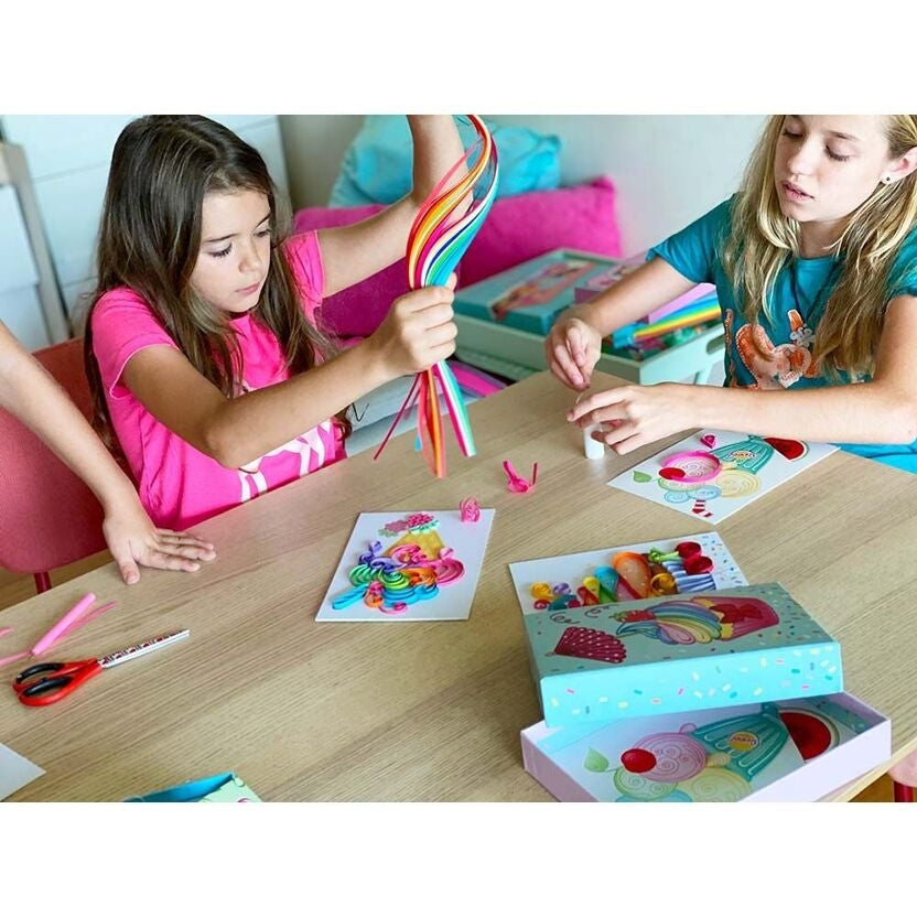 Coffret Quilling Sweet Treats BOX CANDIY® – Kit Créatif Papier Gourmand Enfant dès 6 ans JOY!