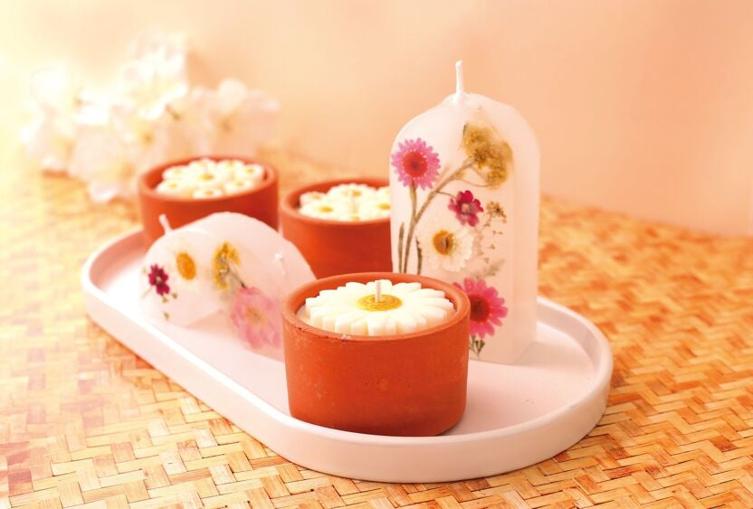 Kit DIY Bougies Prairie – Bougies Fleuries Décoratives Graine Créative GRAINE CREATIVE