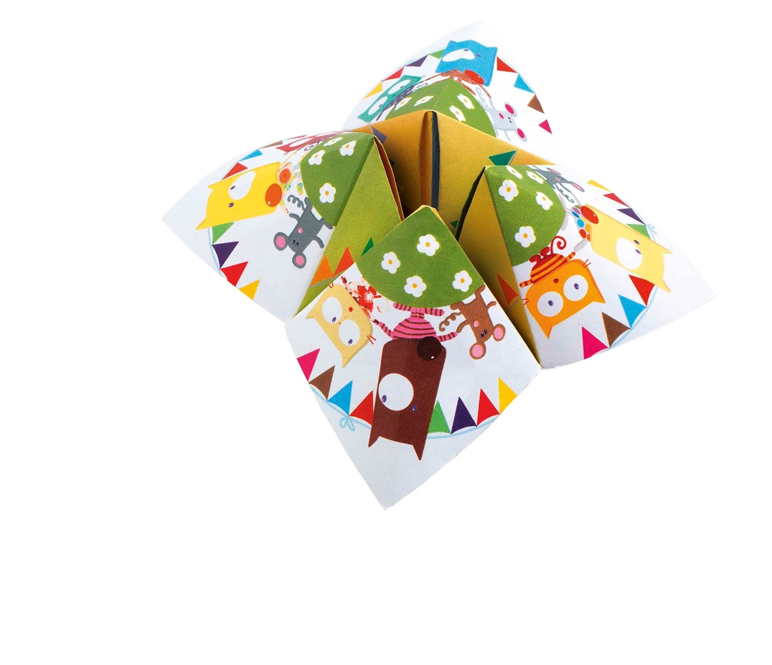 Feuilles colorées du kit Origami Salières Djeco