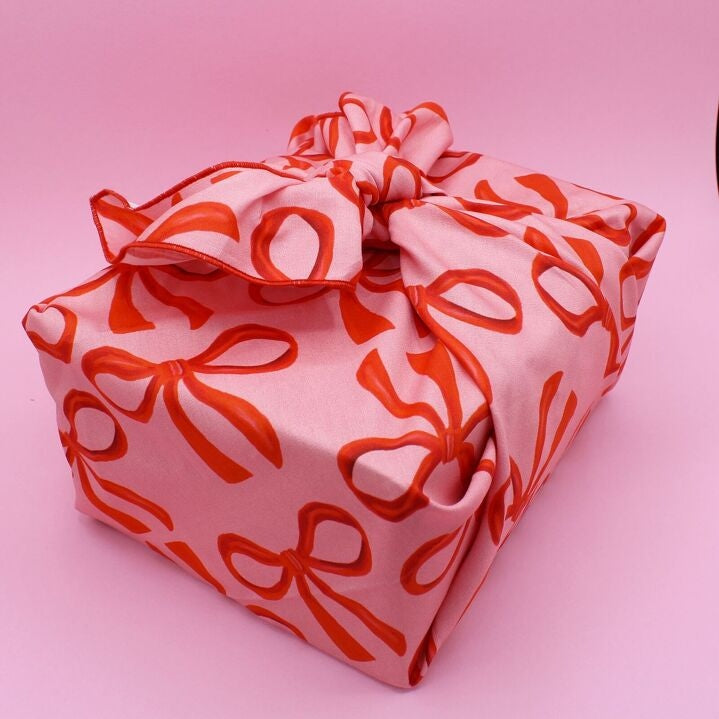 Furoshiki Nœuds en coton – Emballage cadeau zéro déchet (4 tailles) Machatatelier