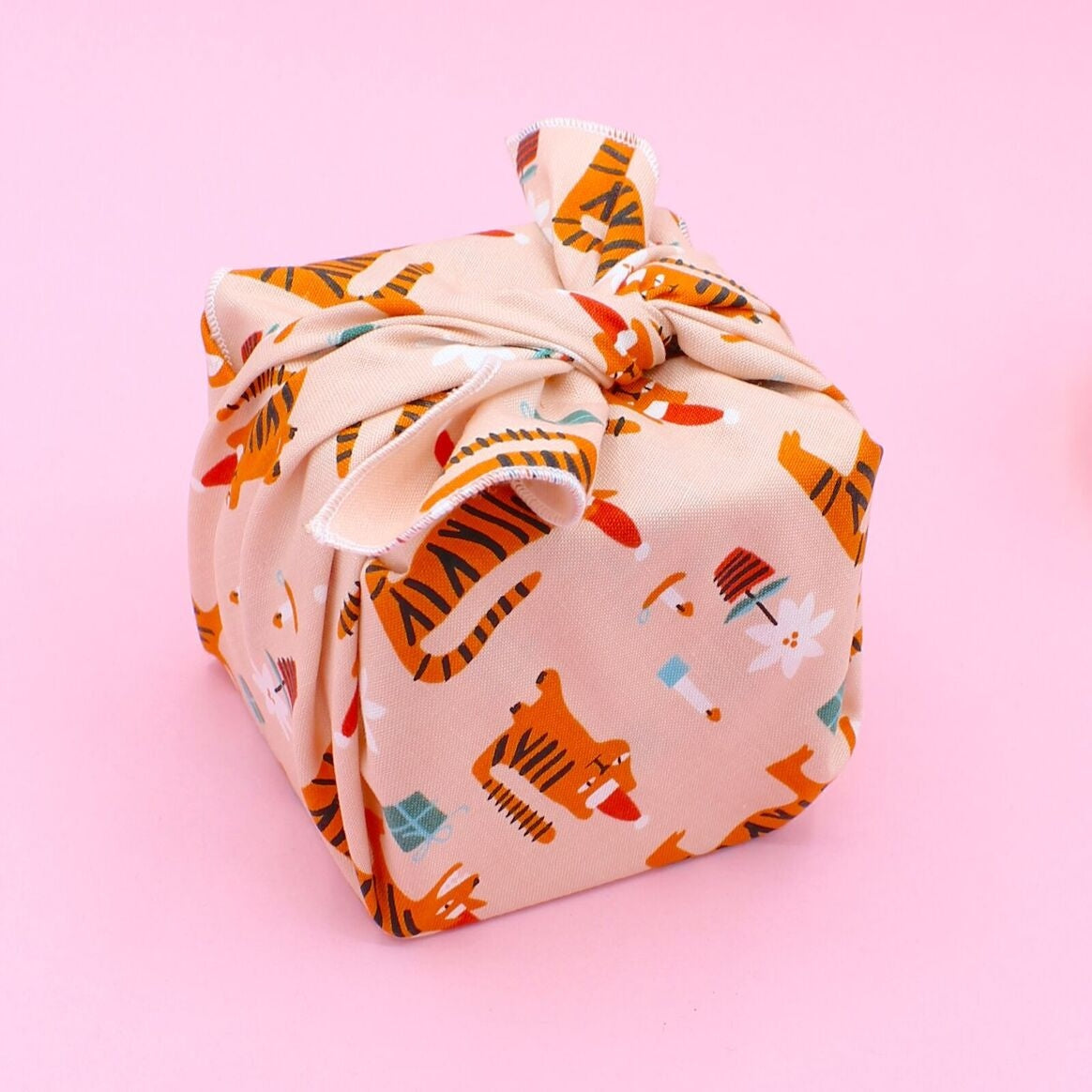 Furoshiki Tigres – Tissu Dashwood Studio – Emballage cadeau zéro déchet (4 tailles) Machatatelier
