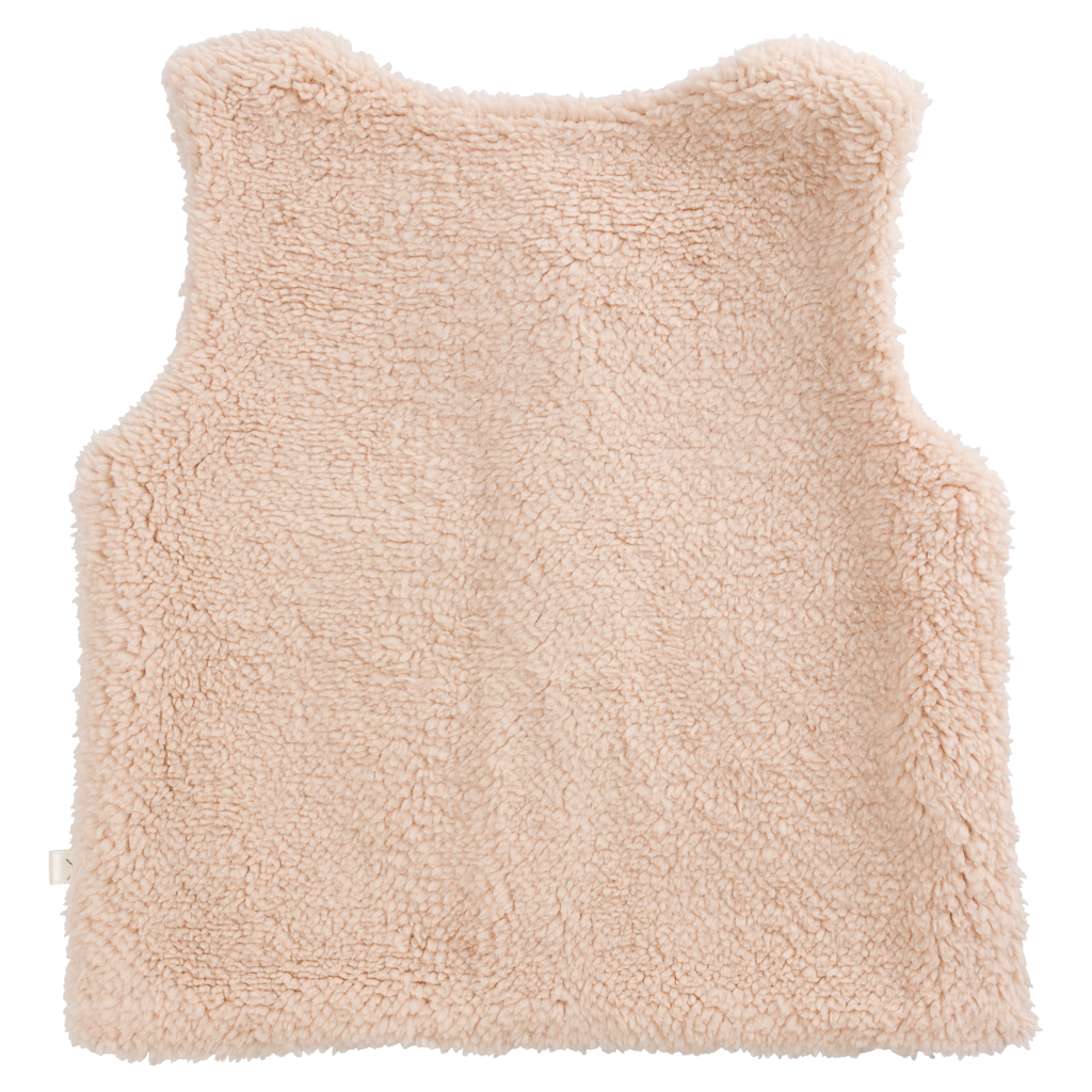 Kit couture gilet berger fille Louna – Gilet moumoute enfant doublé Liberty Com'1 Idée