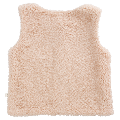 Kit couture gilet berger fille Louna – Gilet moumoute enfant doublé Liberty Com'1 Idée