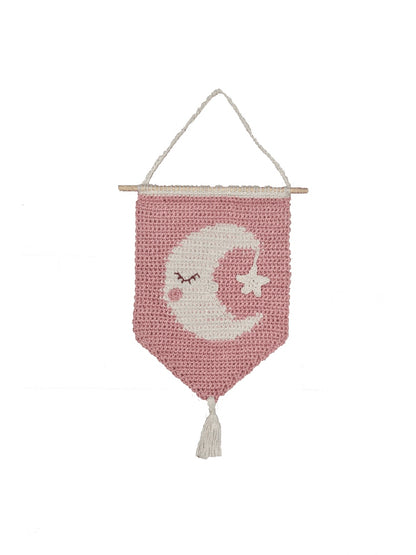 Kit de crochet Amigurumi DIY - Support mural Lune Hardicraft